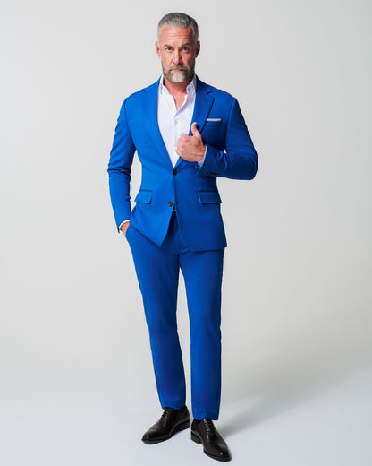Athletic Fit Stretch Blazer - Solid Royal Blue