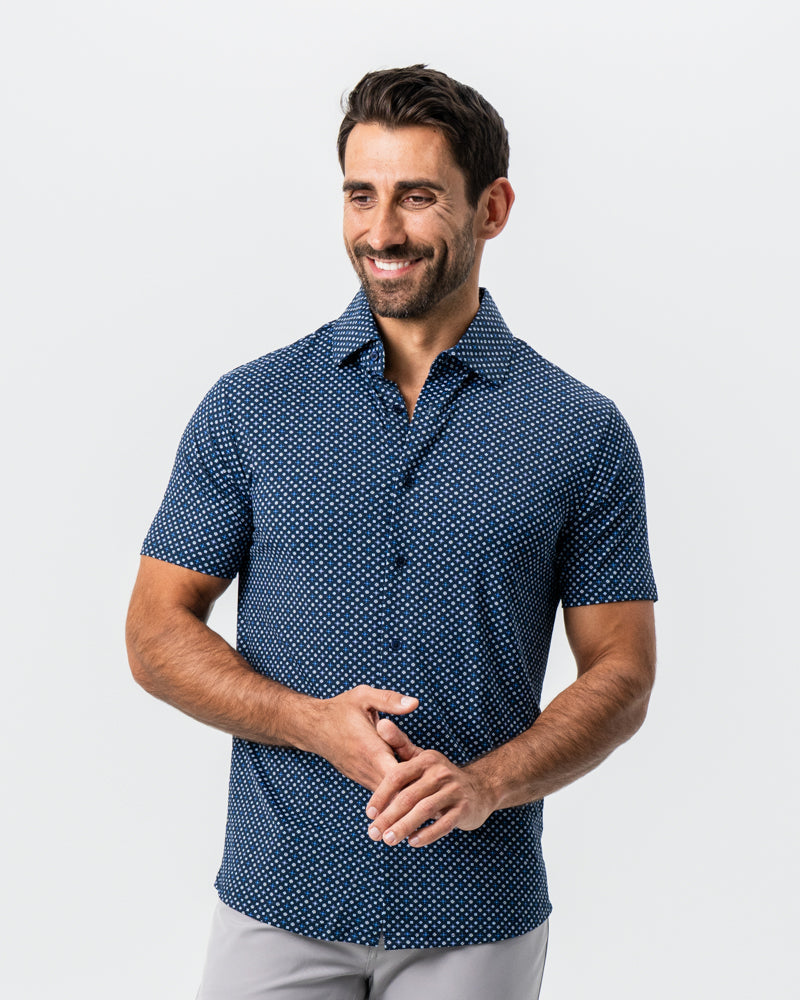 "The Theo" Geo Flower Print