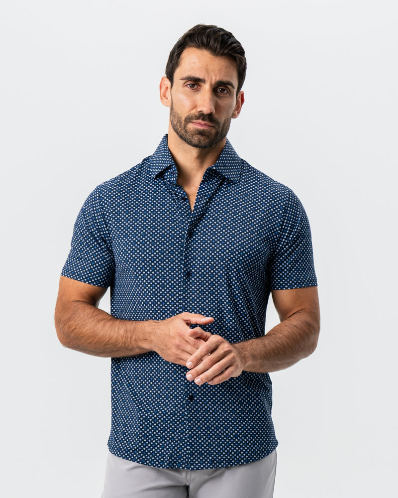 "The Theo" Geo Flower Print