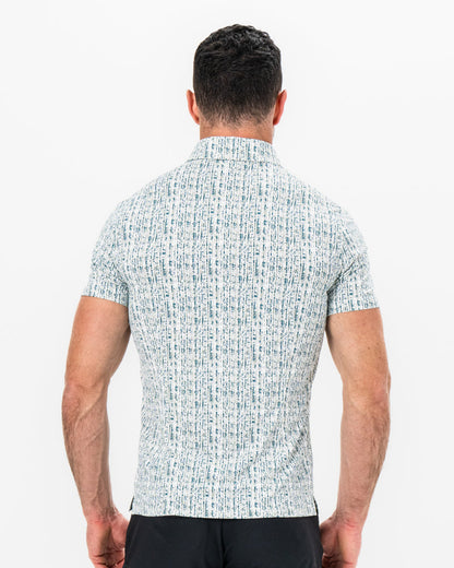 "The Vine" Green & Khaki Sketch Stripe