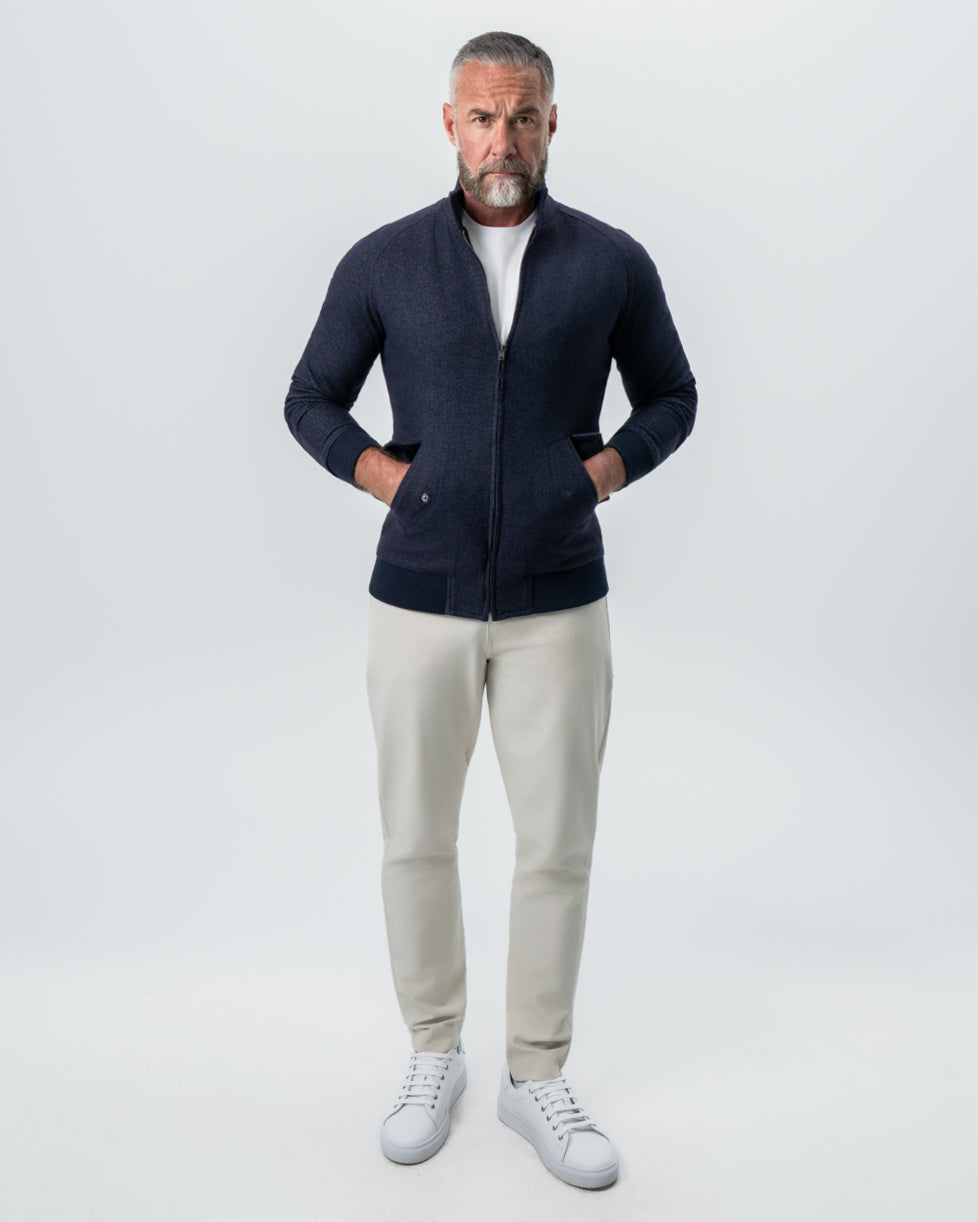 Brushed Bomber - Navy