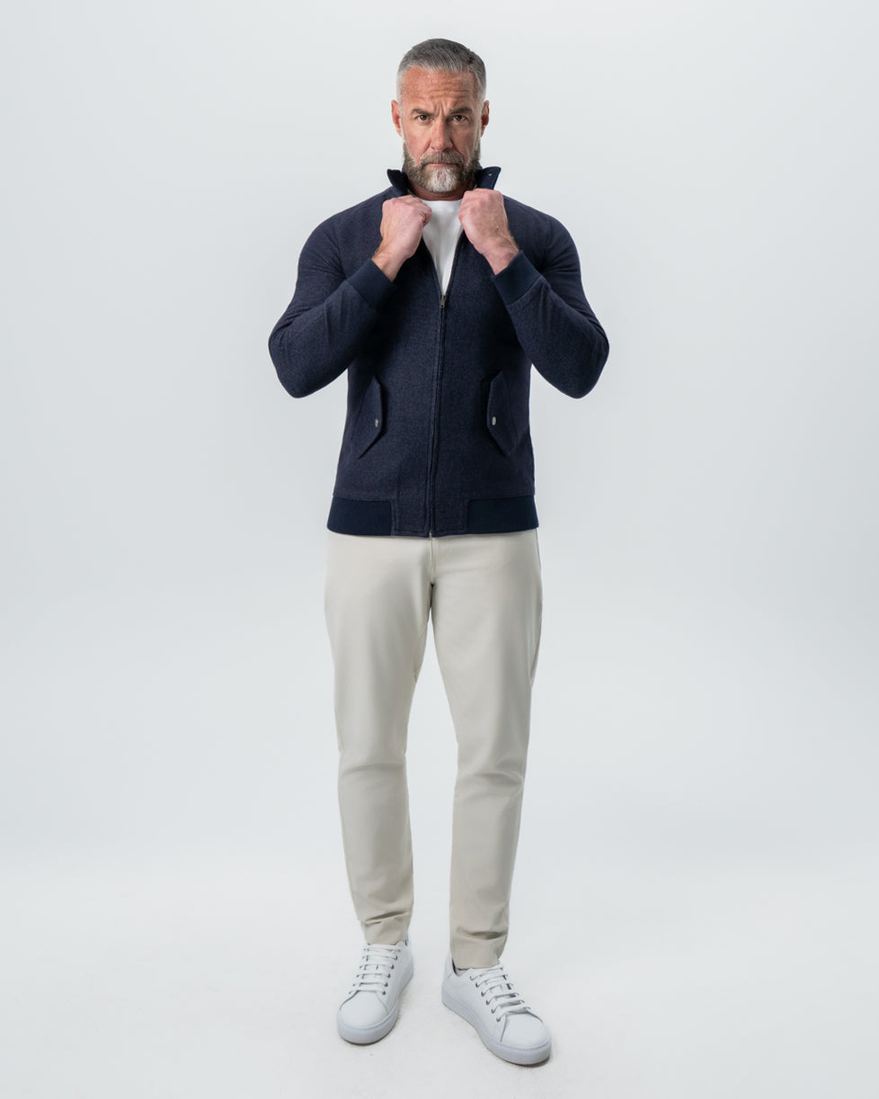 Brushed Bomber - Navy