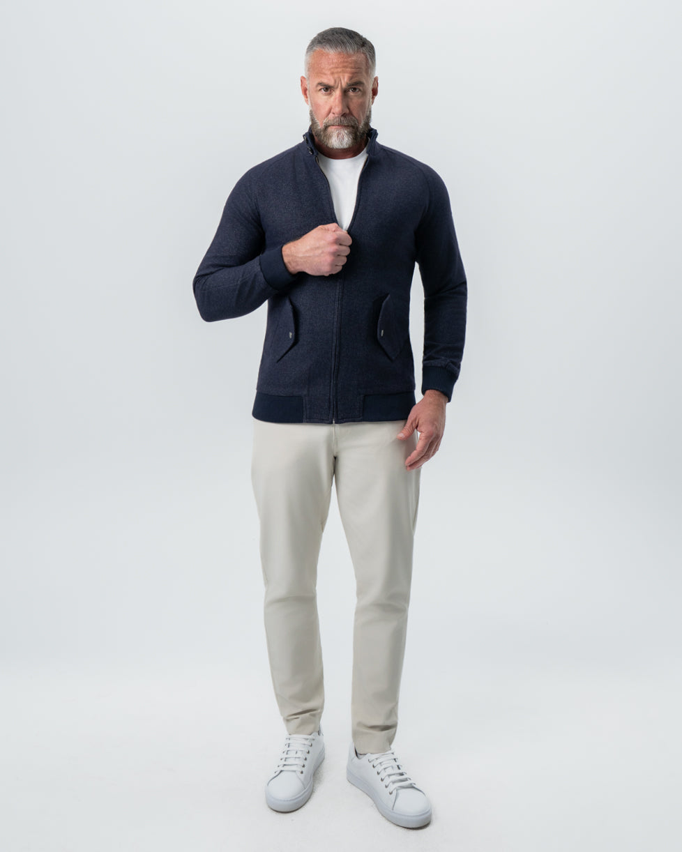 Brushed Bomber - Navy
