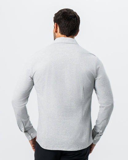 "The Fowler" Grey Button Down