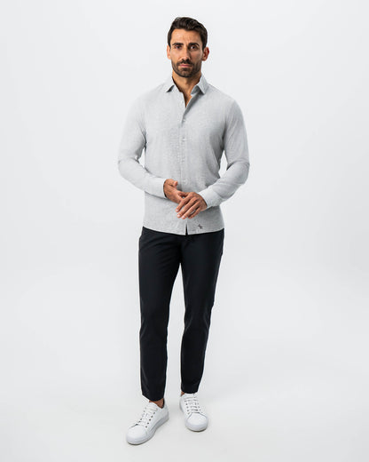 "The Fowler" Grey Button Down