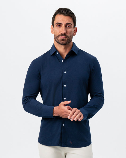 "The Stewart" Navy Button Down