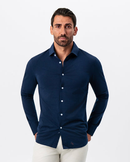 "The Stewart" Navy Button Down