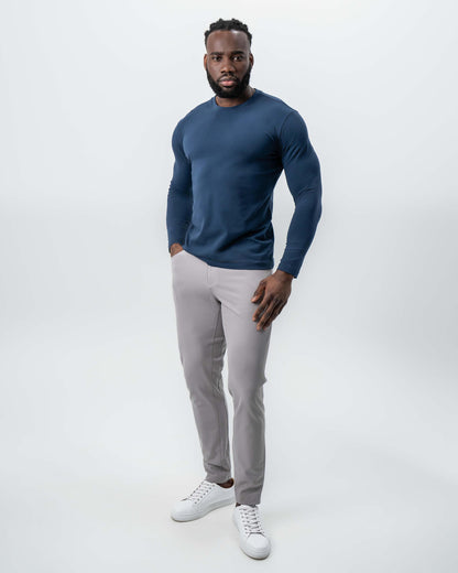 "The Ridgefield" Navy Long Sleeve Crewneck