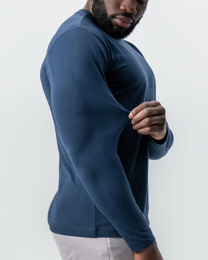 "The Ridgefield" Navy Long Sleeve Crewneck