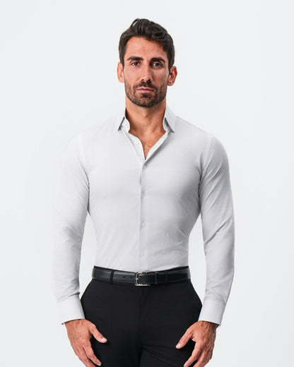 "The Johnny" Mini Grey Dot Print