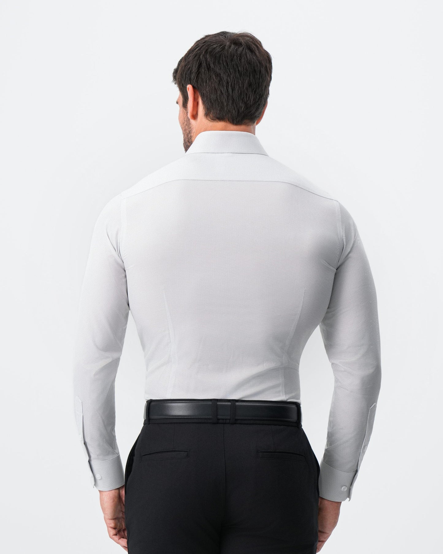 "The Johnny" Mini Grey Dot Print