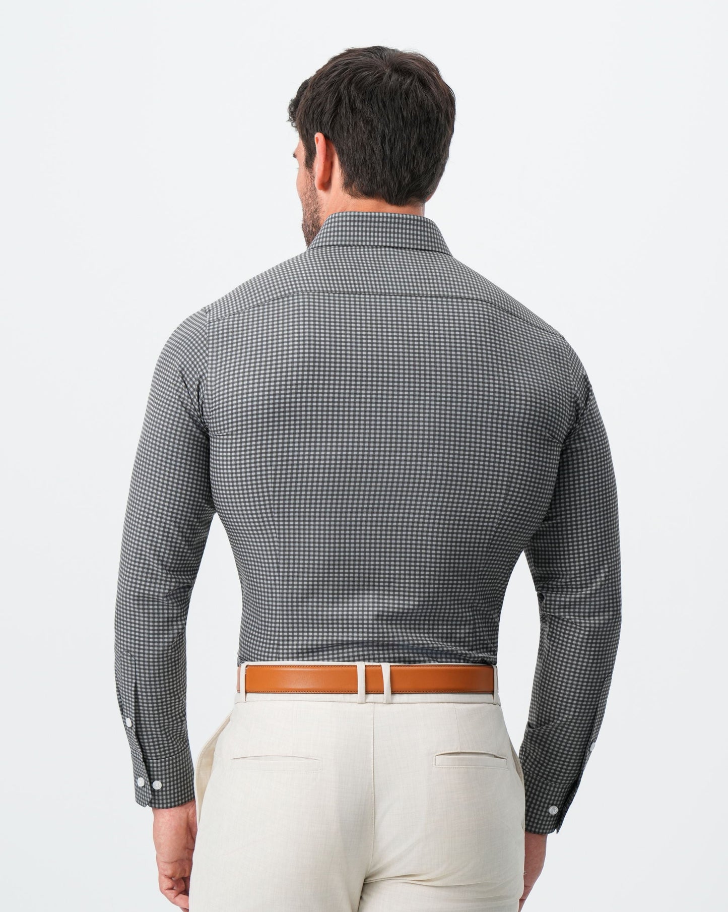 "The Matty" Dark Green & Light Blue Mini Check