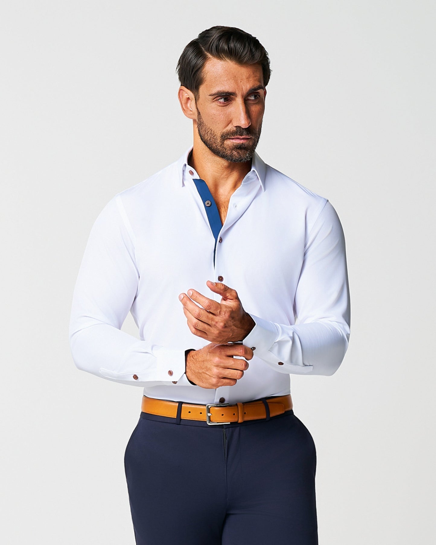 "The Springer" Limited Edition: White with Navy Accents