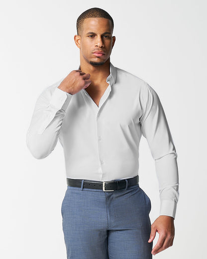 "The Stafford" Solid White Weave