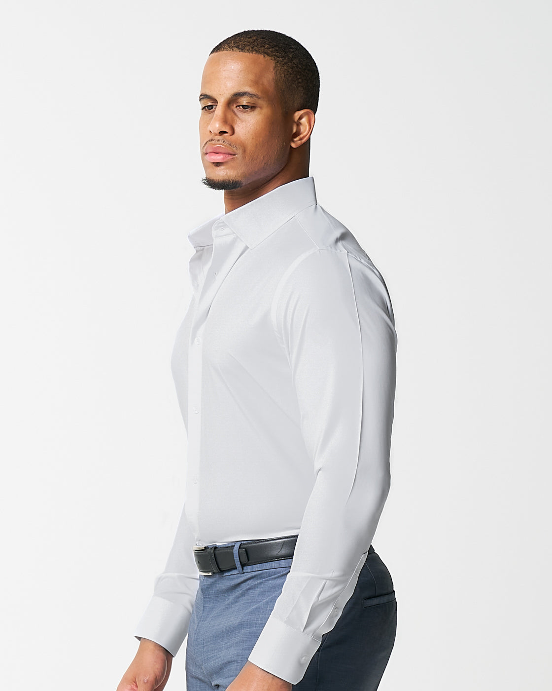 "The Stafford" Solid White Weave