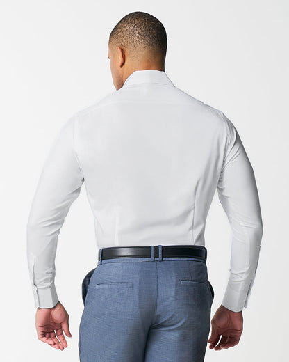 "The Stafford" Solid White Weave