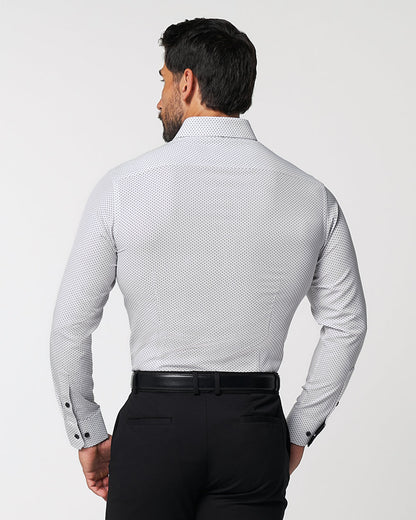 "The Tatar" White With Black Dots