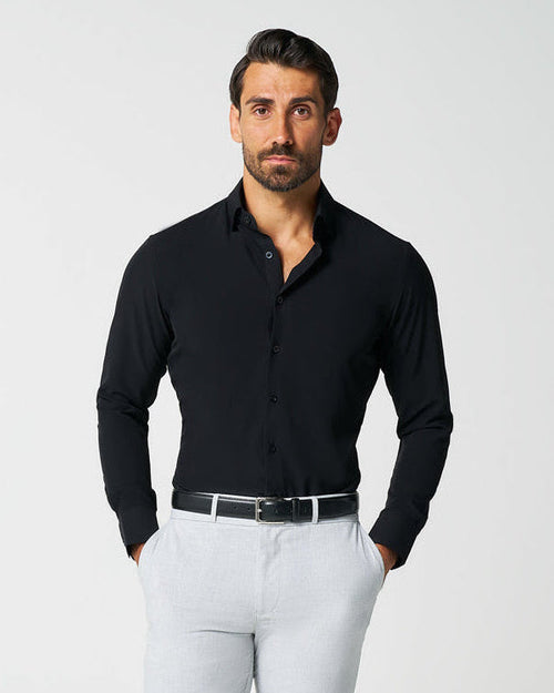 "The Von" Solid Black - Classic Fit