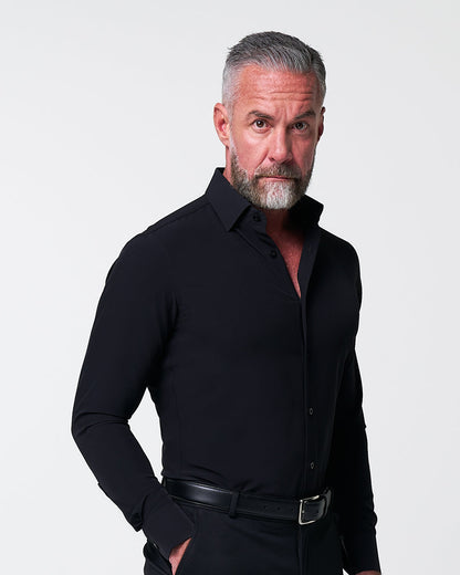 "The Von" Solid Black - Classic Fit
