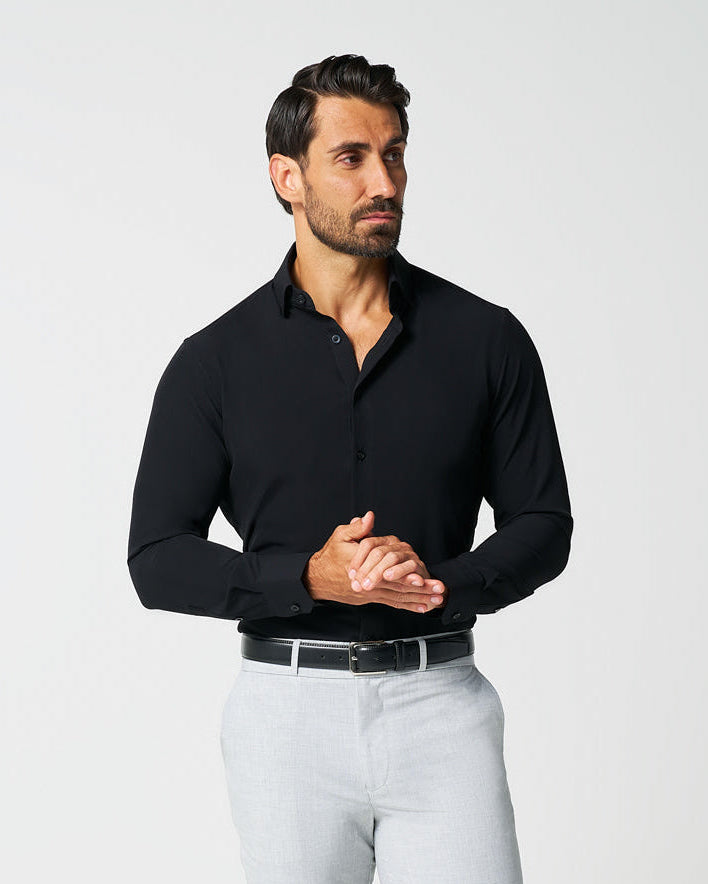 "The Von" Solid Black - Classic Fit