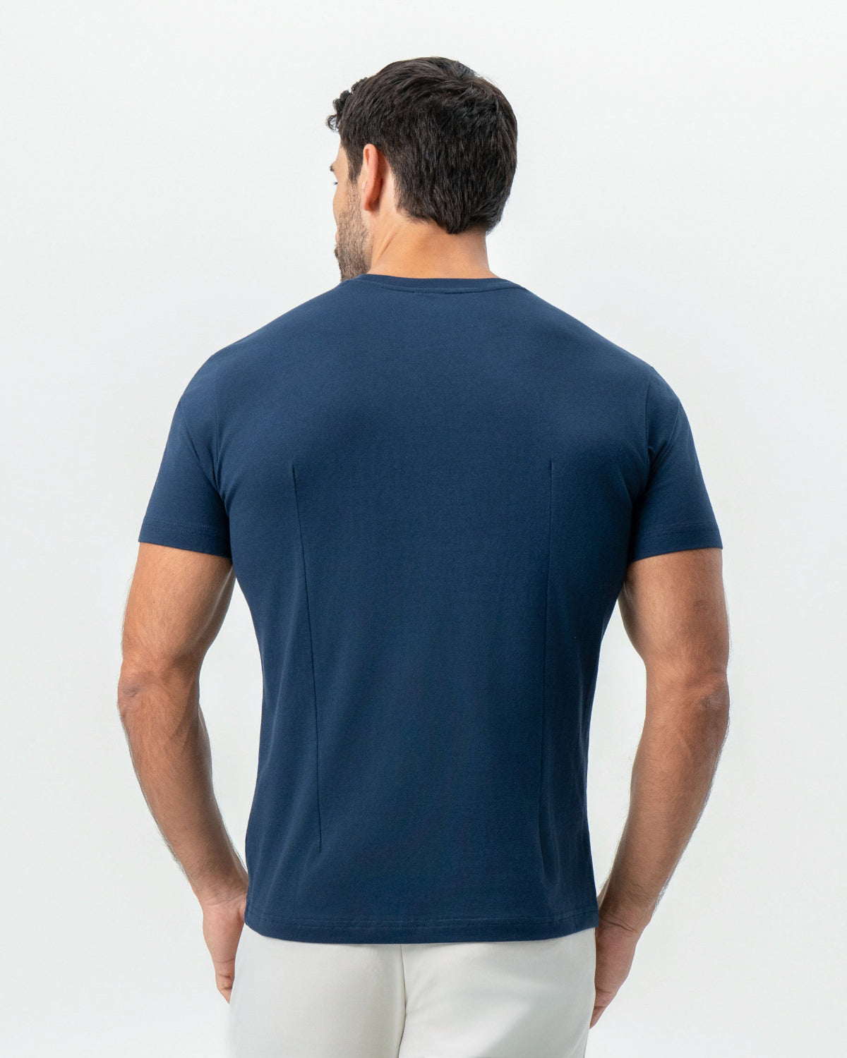 "The Hartford" Navy Short Sleeve Crewneck