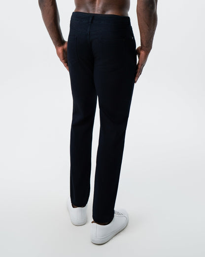 Athletic Fit Stretch Jeans - Navy