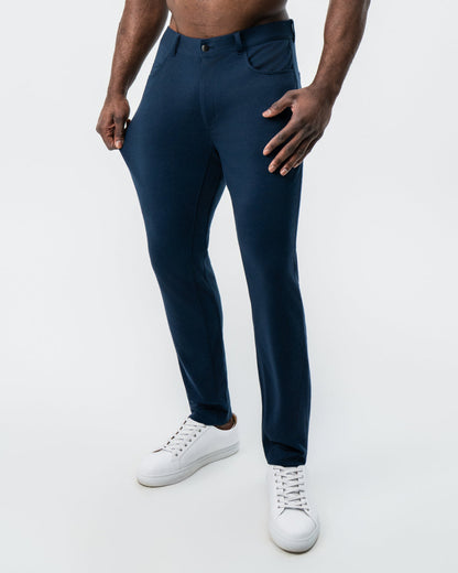 Knit Chino - Navy