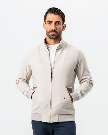 Brushed Bomber - Tan
