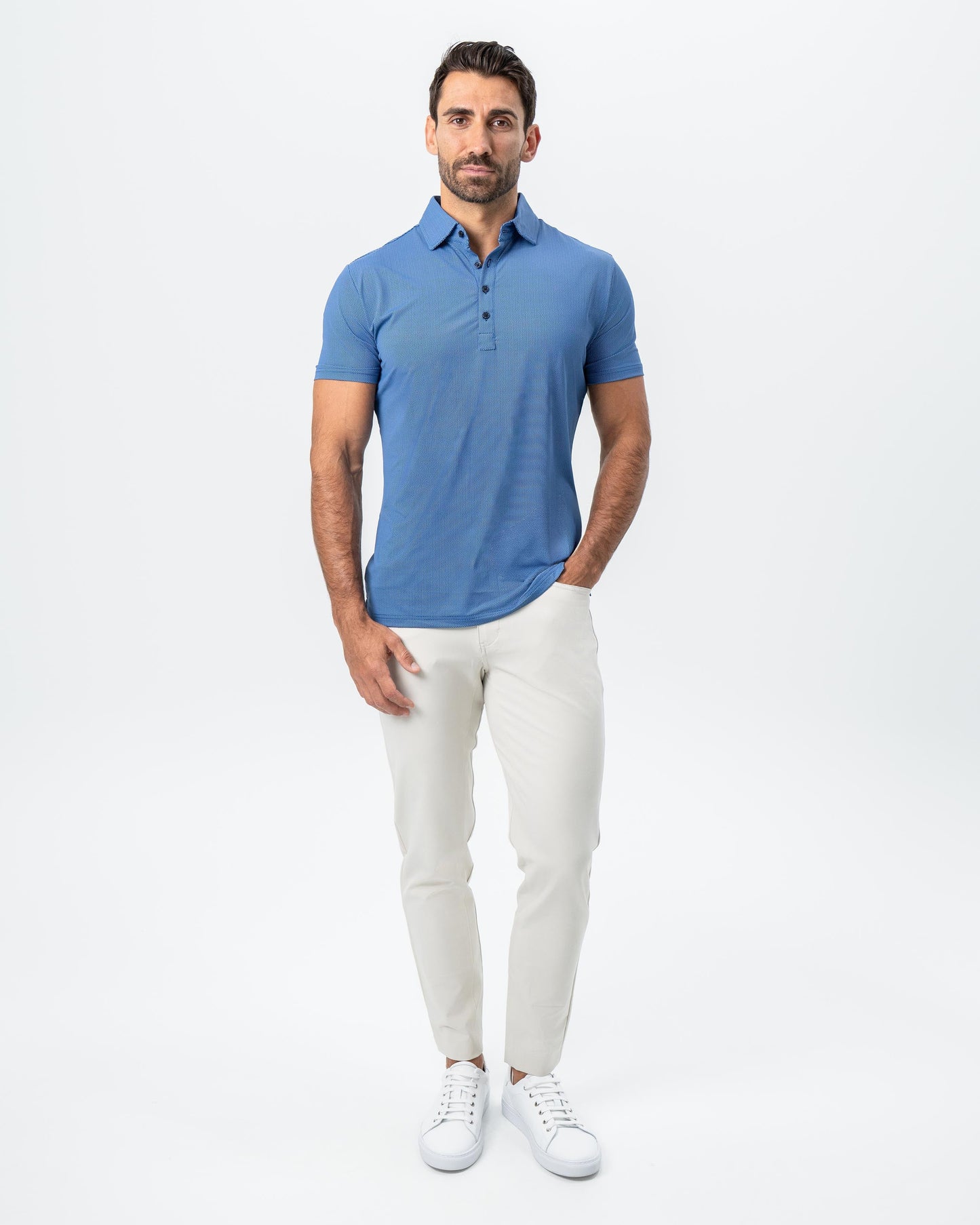 "The Luke" Blue Mini Crown Check