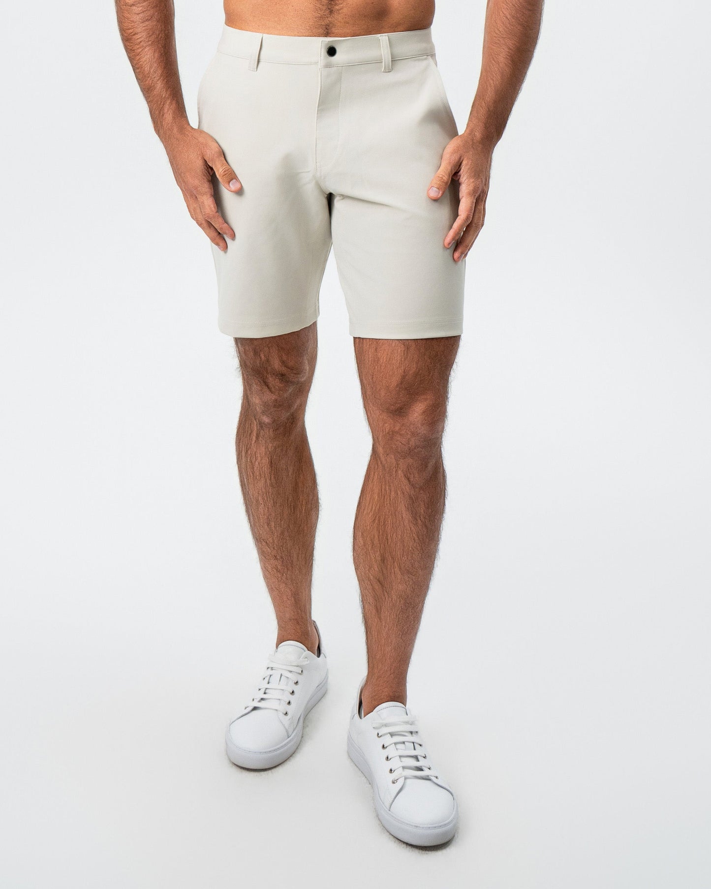 Athletic Fit Shorts - Light Khaki