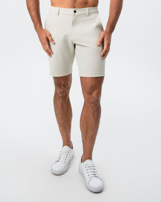 Athletic Fit Shorts - Light Khaki