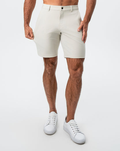 Athletic Fit Shorts - Light Khaki