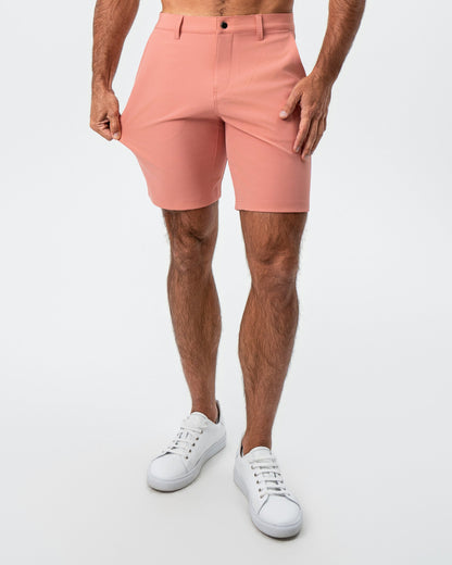Athletic Fit Shorts - Salmon