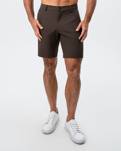 Athletic Fit Shorts - Brown
