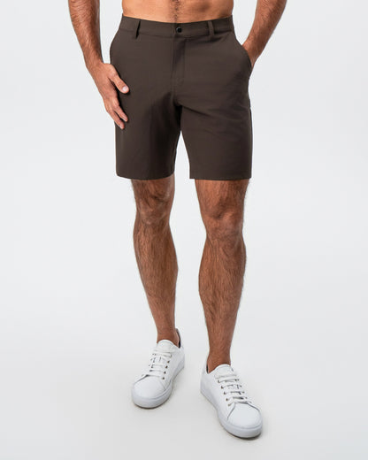 Athletic Fit Shorts - Brown