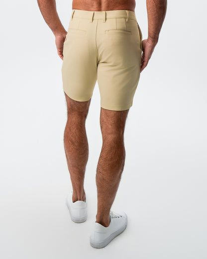 Athletic Fit Shorts - Mid Khaki