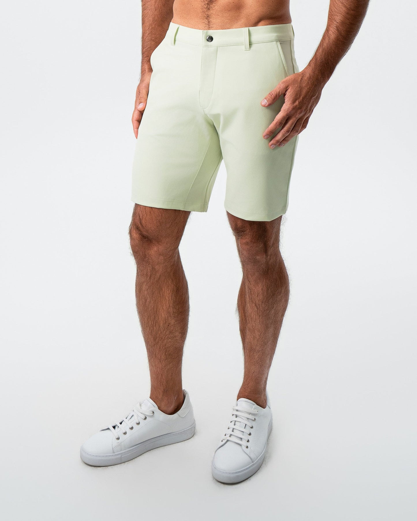 Athletic Fit Shorts - Mint Green