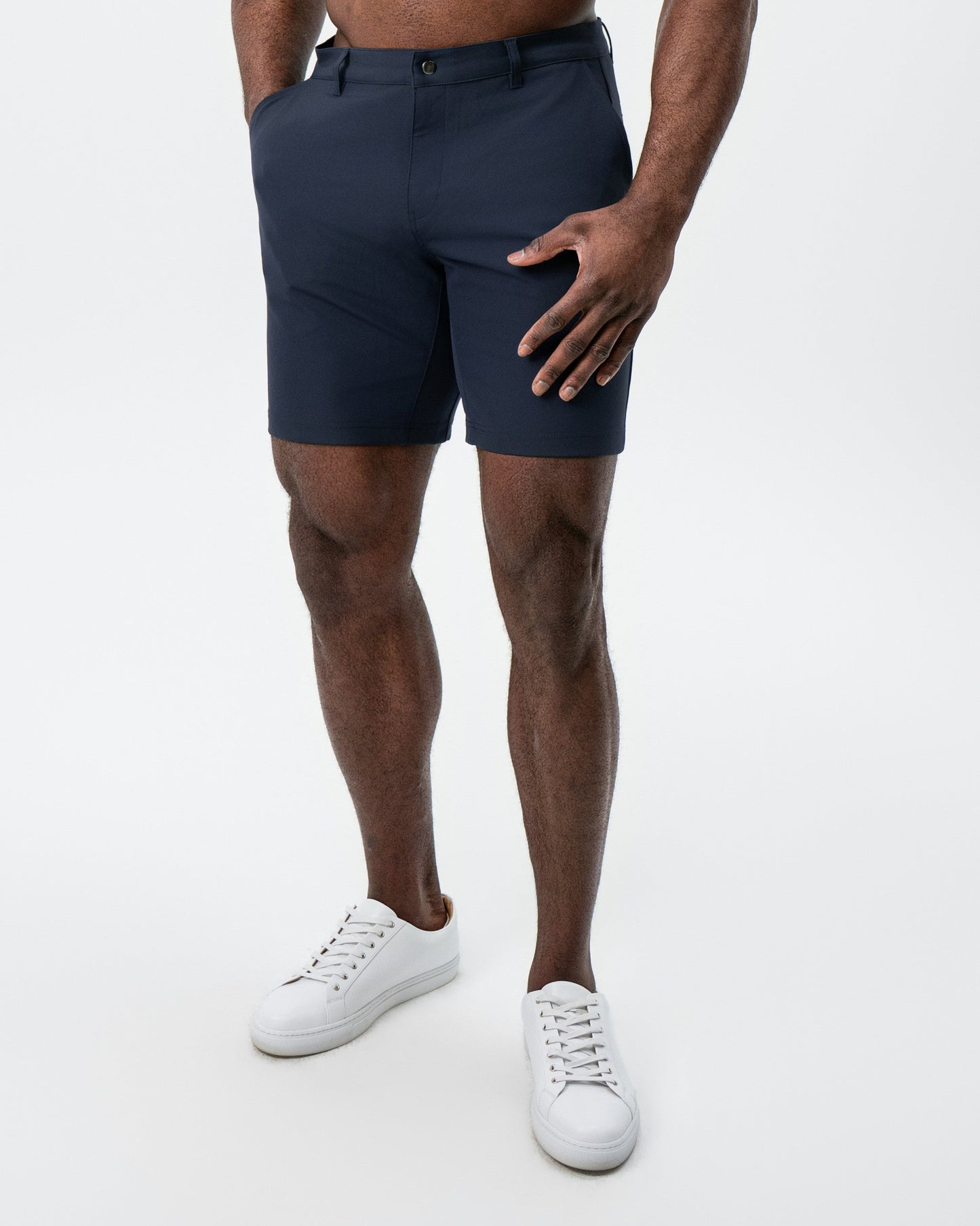 Athletic Fit Shorts - Navy