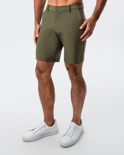 Athletic Fit Shorts - Olive