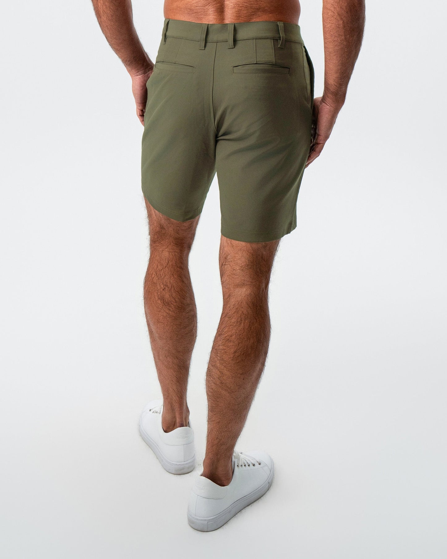 Athletic Fit Shorts - Olive