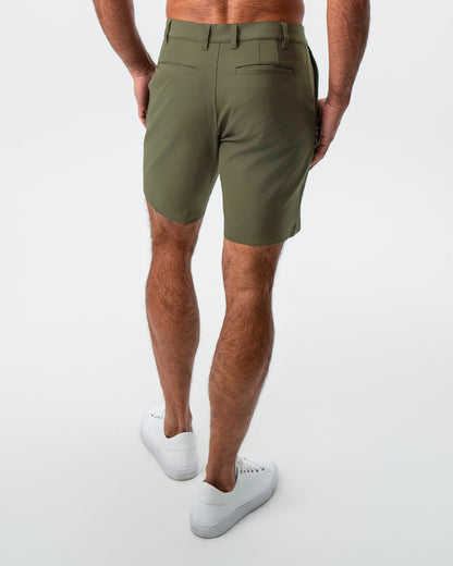 Athletic Fit Shorts - Olive