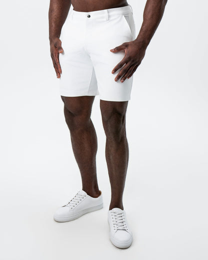 Athletic Fit Shorts - White