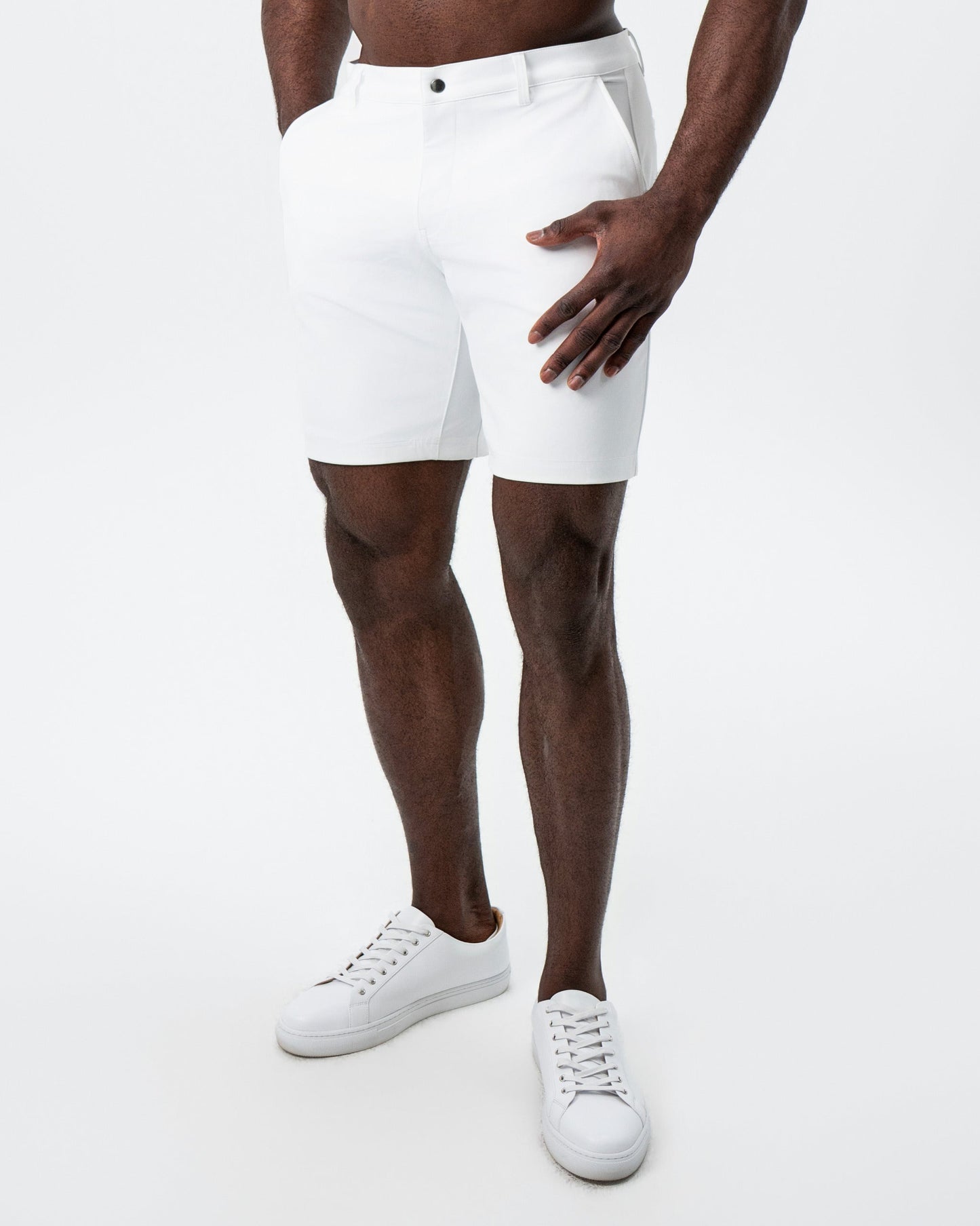 Athletic Fit Shorts - White