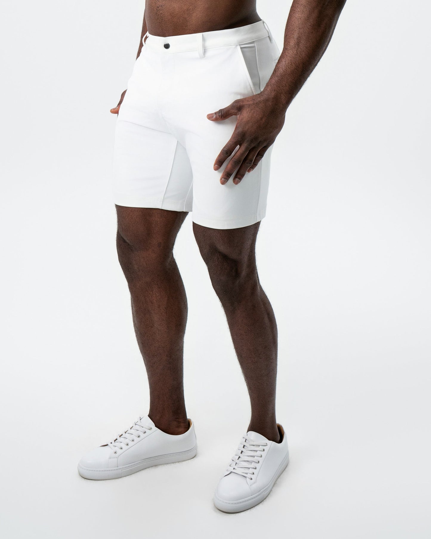 Athletic Fit Shorts - White
