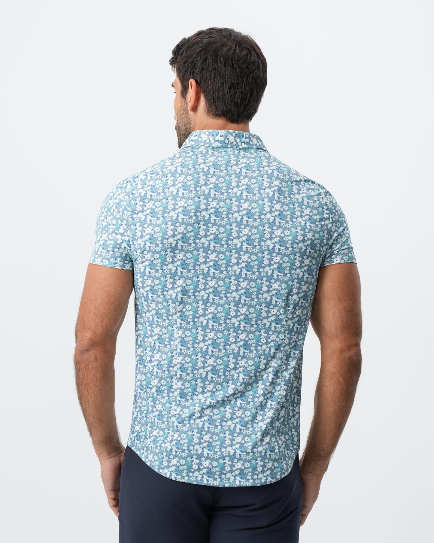 "The Bloom" Grey with Floral Print