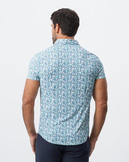 "The Bloom" Grey with Floral Print