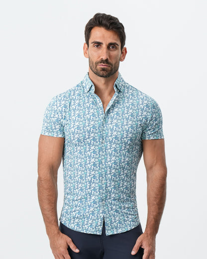 "The Bloom" Grey with Floral Print