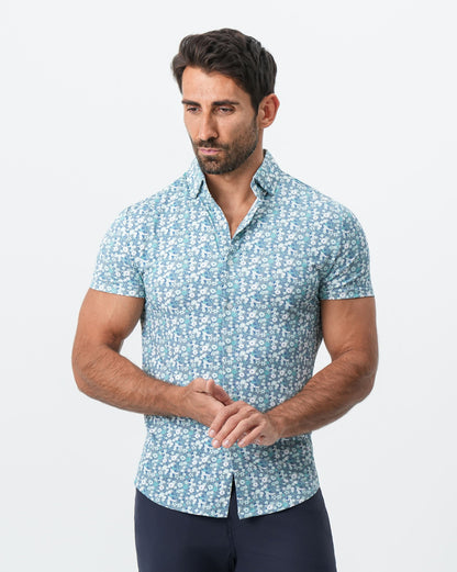 "The Bloom" Grey with Floral Print