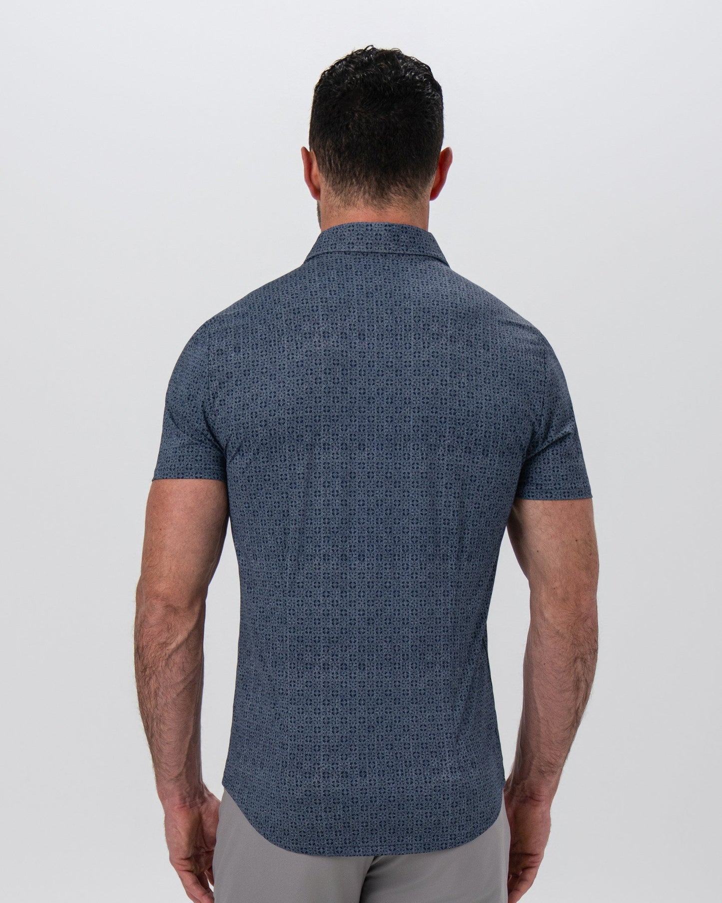 "The Misty" Slate and Navy Mosaic