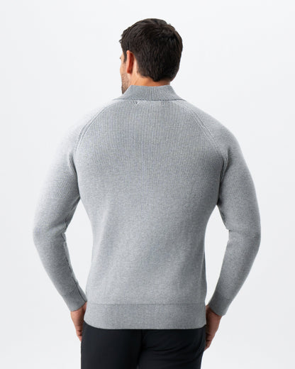 Mid-Weight Sweater Bomber - Grey